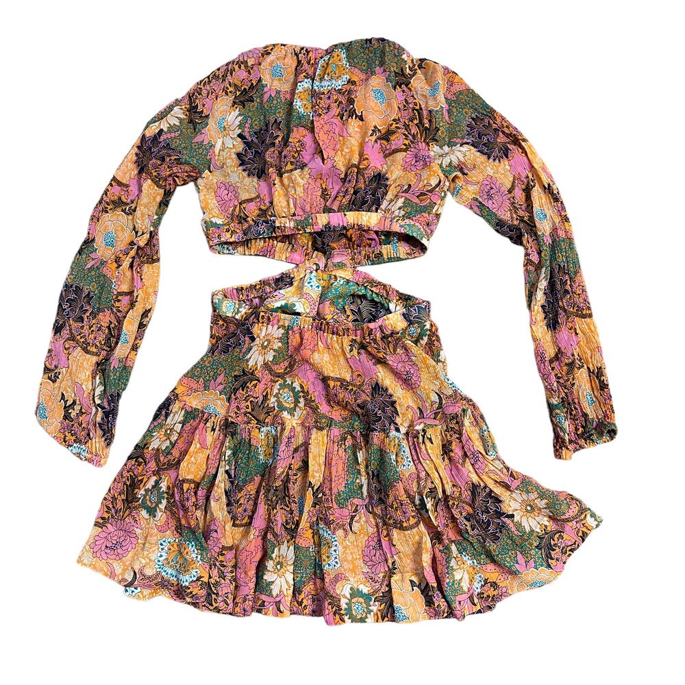 NEW ALC Floral Cutout Mini Dress - Picture 4 of 9
